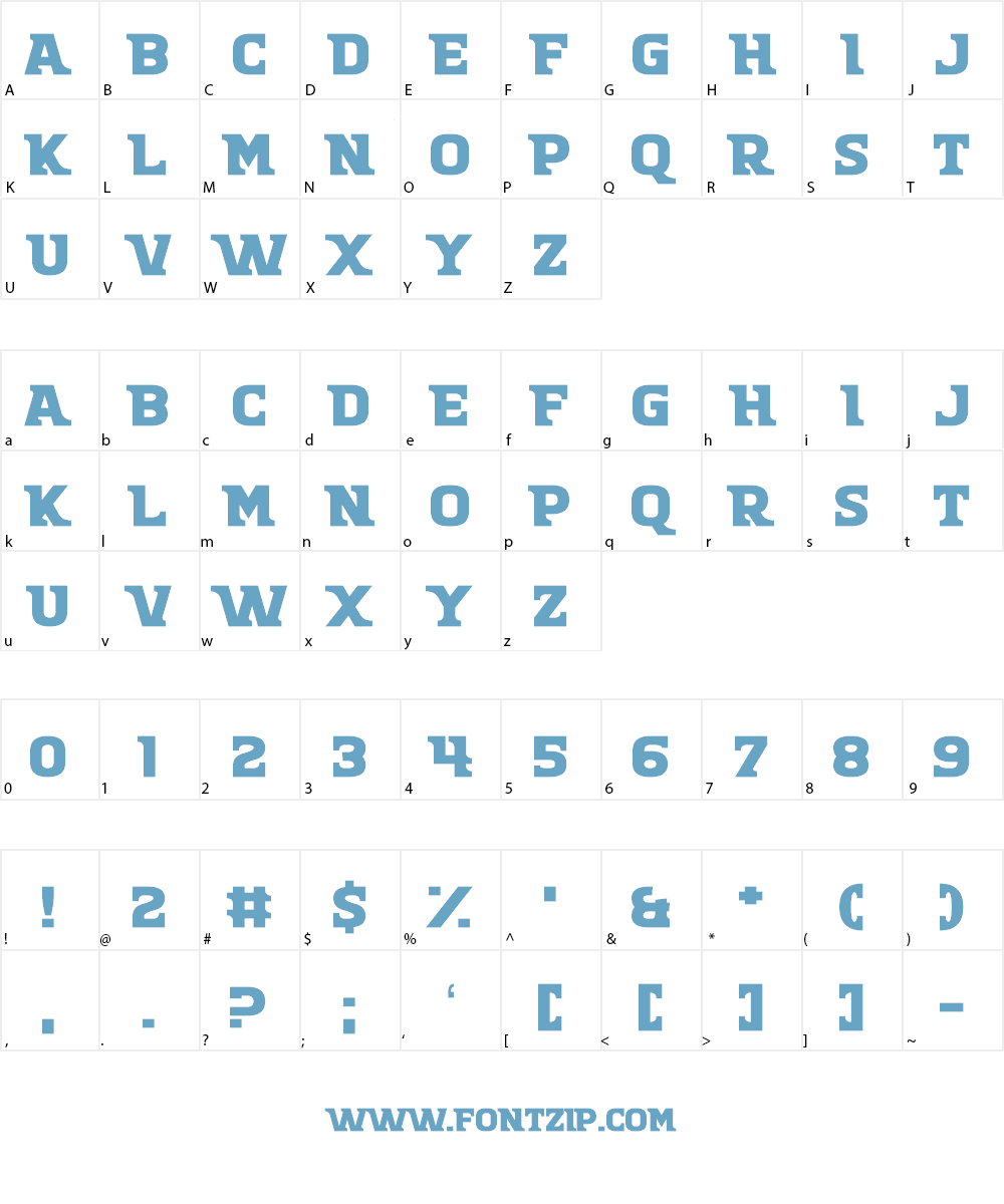 There Must Be Font Character